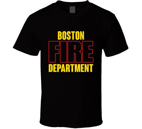 Boston Fire Department Personalized City T Shirt