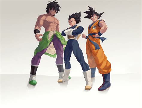 1100x1080 Broly Goku and Vegeta 1100x1080 Resolution Wallpaper, HD Anime 4K Wallpapers, Images ...