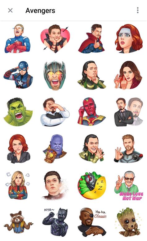 Printable Marvel Stickers