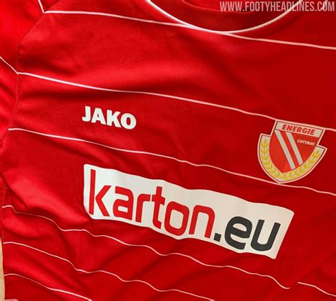 Energie Cottbus 19-20 Home Kit Released - Footy Headlines