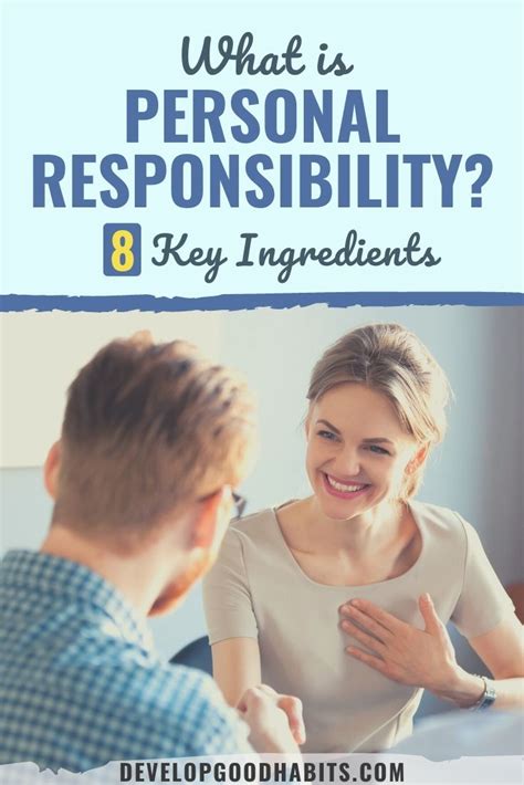 What is Personal Responsibility? 8 Key Ingredients