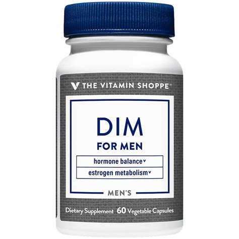 DIM for Men with BioPerine Supports Hormone Balance Estrogen Metabolism 200 MG (60 Vegetarian ...