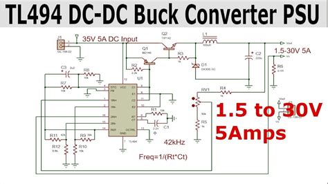 Adjustable Buck Boost Converter Circuit Diagram