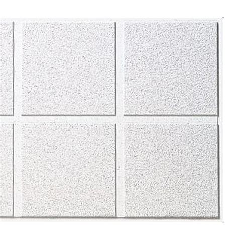 Armstrong Ceilings 48-in x 24-in Dune 10-Pack White Smooth 15/16-in Drop Acoustic Panel Ceiling ...