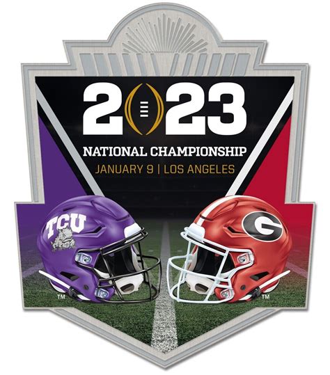 Official 2023 College Football National Championship Game Pin Georgia ...