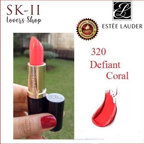 Jual Estee lauder lipstick / lipstik pure color envy 320 defiant coral ...