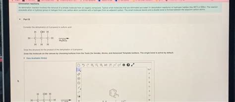 Solved Elimination reactions An elimination reaction | Chegg.com