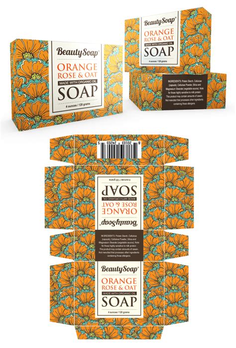 Organic Soap Packaging Template