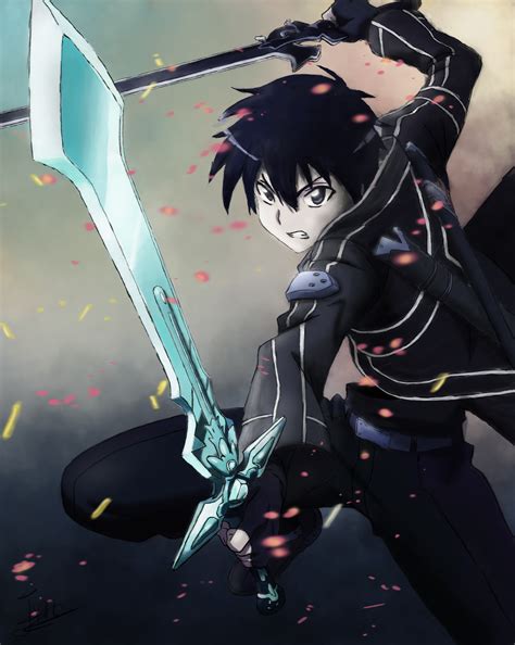 Kirito the Dual Wielder by JabJabjabba on DeviantArt