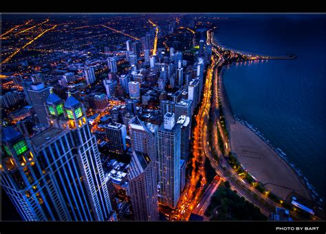 Downtown Chicago skyline | John Hancock Observatory / Chicag… | Flickr