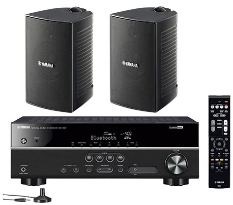 Yamaha 5.1-Channel Wireless Bluetooth 4K A/V Home Theater Receiver + Yamaha Natural Sound High ...