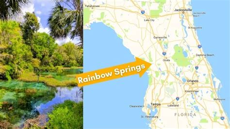 Map of Rainbow Springs State Park Florida - 2TravelDads