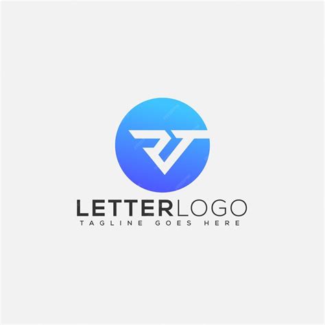 Premium Vector | Rt logo design template vector graphic branding element