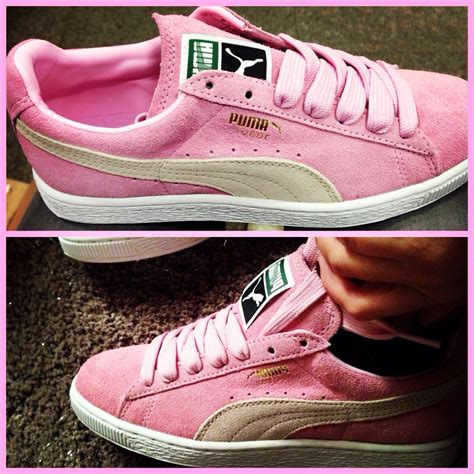 Pink puma suede sneakers ️ | Puma shoes women, Pink puma suede, Cute shoes