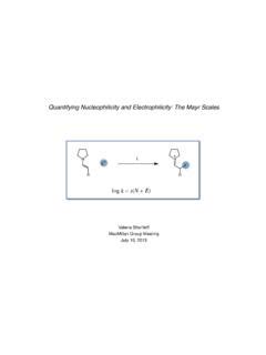 Quantifying Nucleophilicity and Electrophilicity: The Mayr ... / quantifying-nucleophilicity-and ...