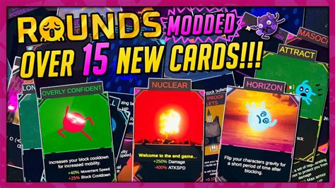 Over 15 NEW Modded Cards! | Modded ROUNDS - YouTube