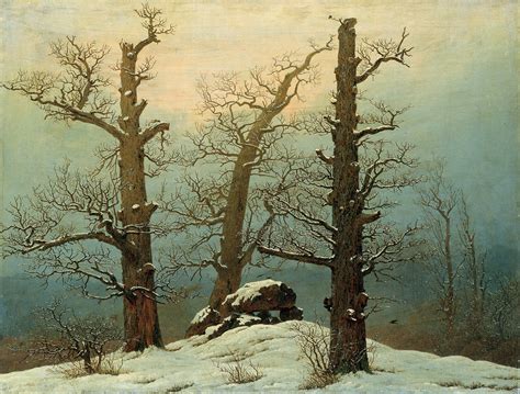 Caspar David Friedrich | Caspar david friedrich, Painting snow, Winter ...