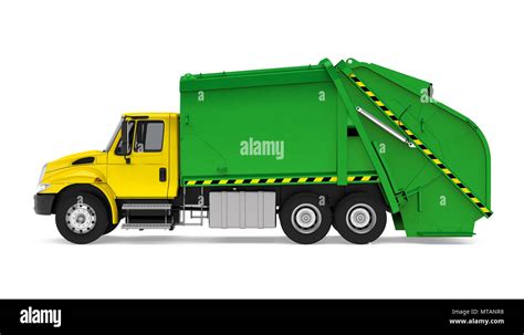 Garbage Truck Cut Out Stock Images & Pictures - Alamy