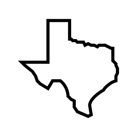 texas state line icon vector illustration 10187370 Vector Art at Vecteezy