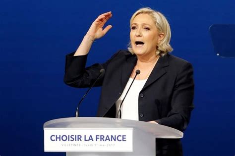 France's Le Pen Lifts Parts of Rival's Speech, Aides Brush off Plagiarism Charge