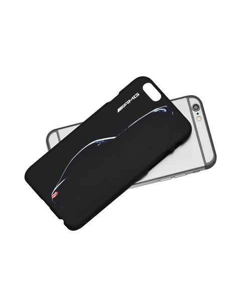 iPhone 6 / 6s Cover Backing in Black MERCEDES AMG GT Silhouette Design