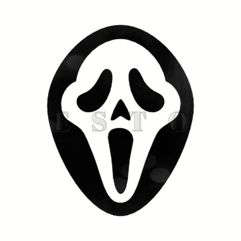 Ghostface Scream SVG, Ghostface Silhouette, Ghostface Scream Clipart ...