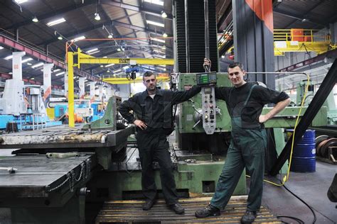 industry workers people in factory | Stock image | Colourbox