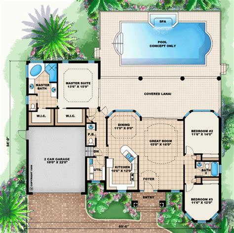 Dream house plan...pool included from coolhouseplans.com | Home Ideas | Pinterest | Dream house ...