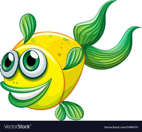 An ugly fish Royalty Free Vector Image - VectorStock