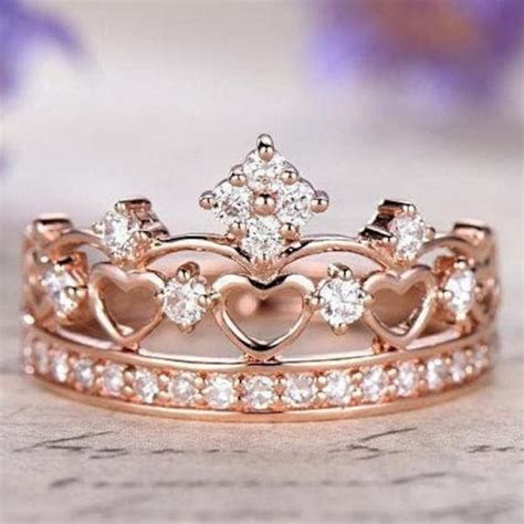 Princess Crown Ring - Etsy