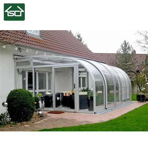 DIY Installation Lowes Retractable Aluminum Profile Polycarbonate Patio ...