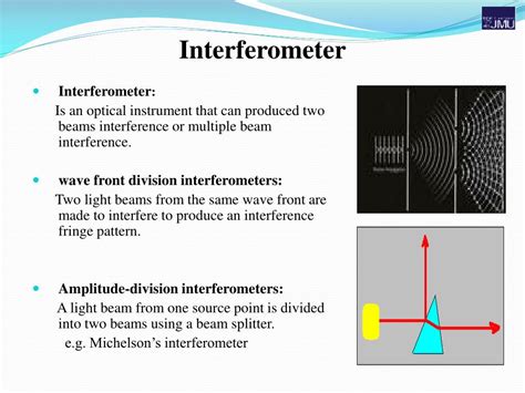 PPT - optical interferometry and its applications in absolute distance ...