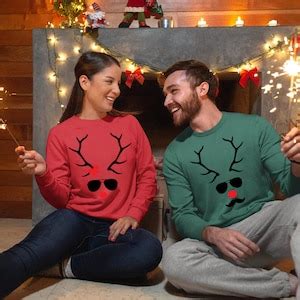 Funny Reindeer Shirts, Christmas Group Shirts, Winter Family Shirts, Cute Deer Shirt, Kids ...