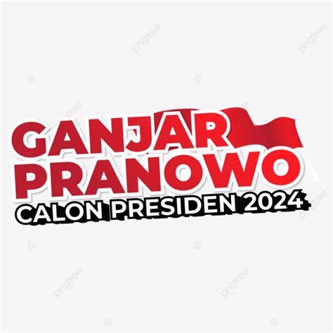 Ganjar Pranowo Calon Presiden 2024 Vektor, Hadiah Logo Pranowo ...