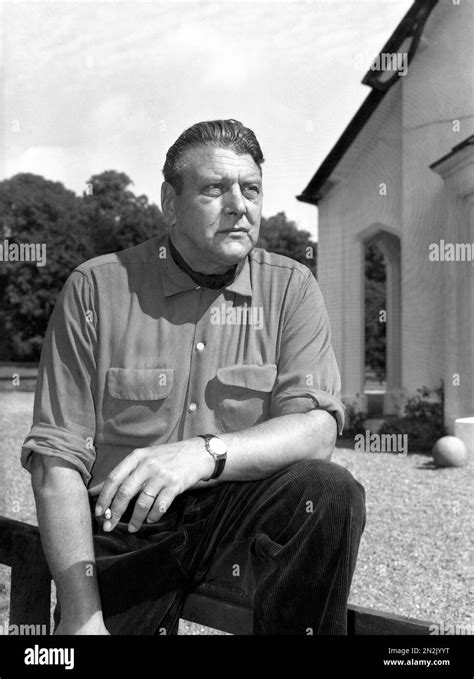 Former German S.S parachutist Colonel Otto Skorzeny at his farmhouse, Martinstown House, in ...