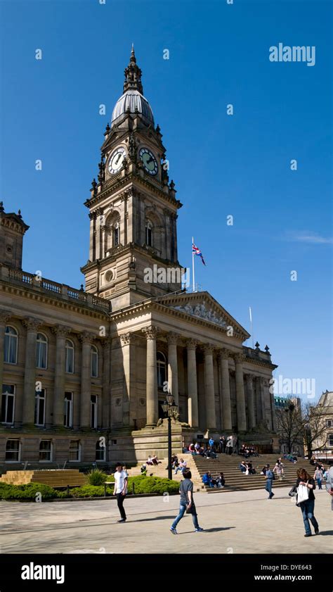 The Town Hall, Victoria Square, Bolton, Greater Manchester, England, UK Stock Photo - Alamy