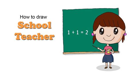 How To Draw A Teacher Really Easy Drawing Tutorial Drawing Tutorial Easy Guided Drawing – Otosection