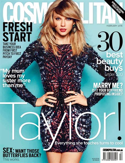 TAYLOR SWIFT in Cosmopolitan Magazine, Australia February 2016 Issue – HawtCelebs