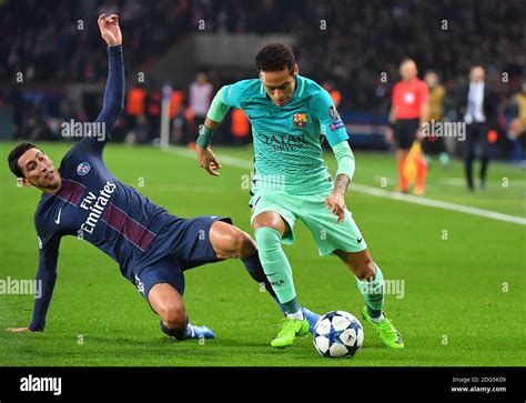 Barcelona's Neymar during the UEFA Champions League match Paris Saint ...