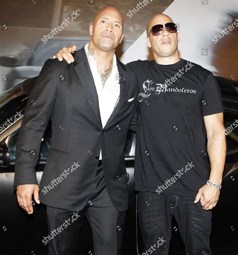 Vin Diesel Dwayne Johnson Aka Dwayne Editorial Stock Photo - Stock ...