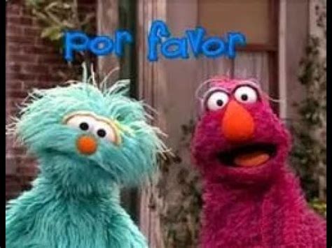 Sesame Street: Rosita's Spanish Word of the Day: "por favor" - YouTube