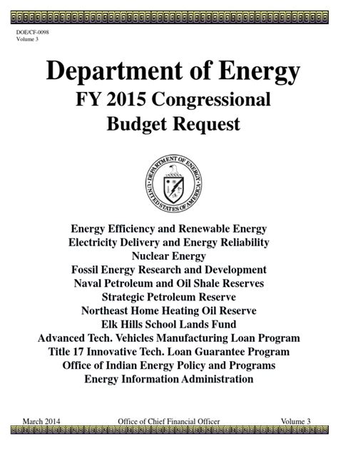 2015 Department of Energy Budget | Sustainable Energy | Wind Power