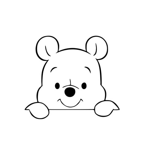 winnie the pooh poses baby 23450364 Vector Art at Vecteezy