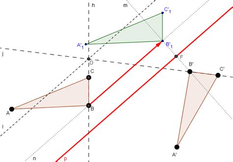 geometry - Finding the glide reflection using a compass or straightedge - Mathematics Stack Exchange