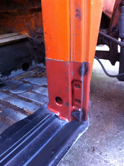 New a pillar installed check your door measurements before you weld. Vw ...