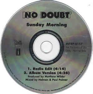 No Doubt - Sunday Morning (1997, CD) | Discogs