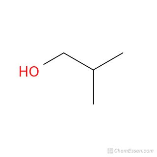 2-Methyl-1-propanol Structure - C4H10O - Over 100 million chemical ...