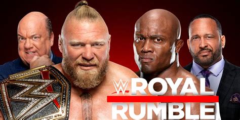 WWE Royal Rumble 2022 Main Event is Brock Lesnar vs. Bobby Lashley