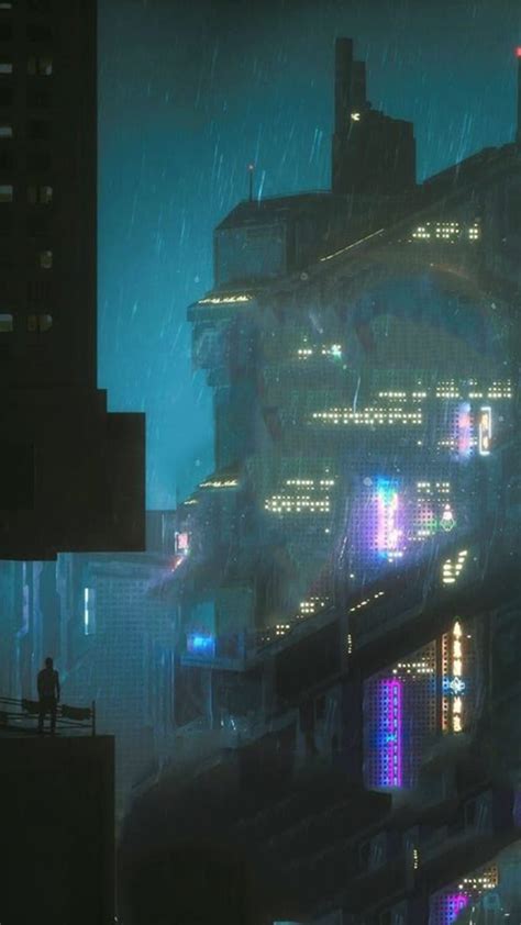 Draw cyberpunk futuristic city art by Liandribezuide | Fiverr