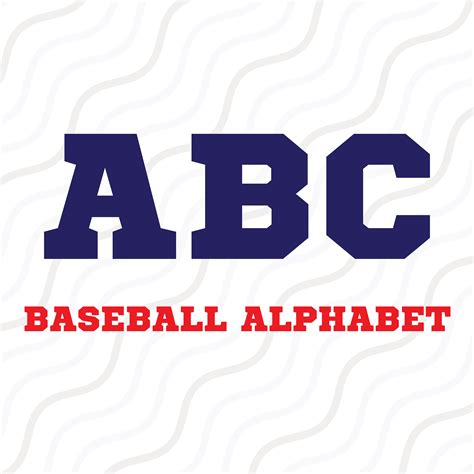 Baseball Font SVG Baseball Alphabet Svg Monogram alphabet | Etsy